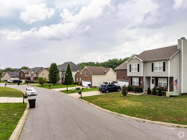 There are mostly larger new homes in Creekview Village.