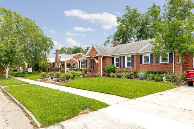 Well-landscaped brick ranch homes are popular in Ardmore-Gould Estates-Olin Heights.