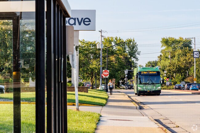 GO Transit bus stops are widely available along throughout Oshkosh.