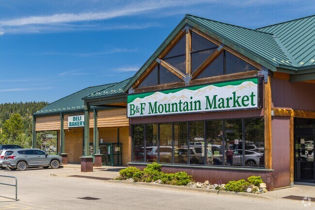 “B” and “F” Mountain Market is a full-service grocery store serving residents of Eldora.