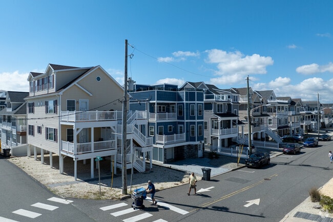 Locals can access the beach from their front doors.