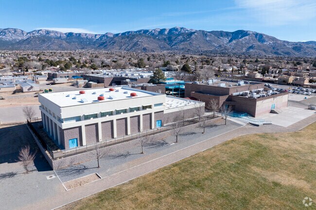 Mountain views from Eisenhower Middle School.