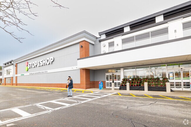 Stop and Shop is a chain grocer available at Smithfield Plaza Shopping Center.