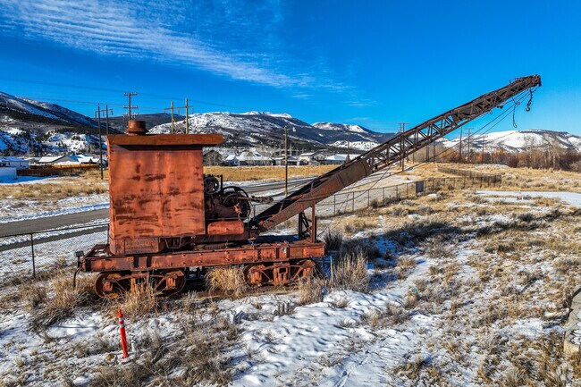 Anaconda was an older mining town and you'll see historic equipment on display throughout the city.