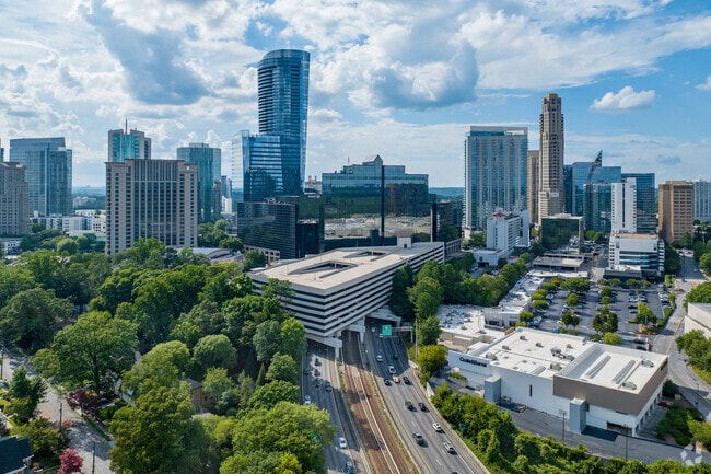 Peachtree Park is part of Buckhead, a district of uptown Atlanta known for high-rises & retail.