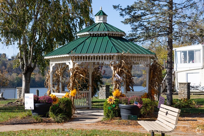 A lovely gazebo sits in Hausserman Park in the middle of the New Richmond neighborhood.