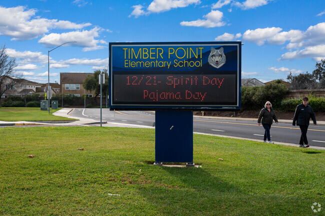 Timber Point Elementary School is home to the huskies.