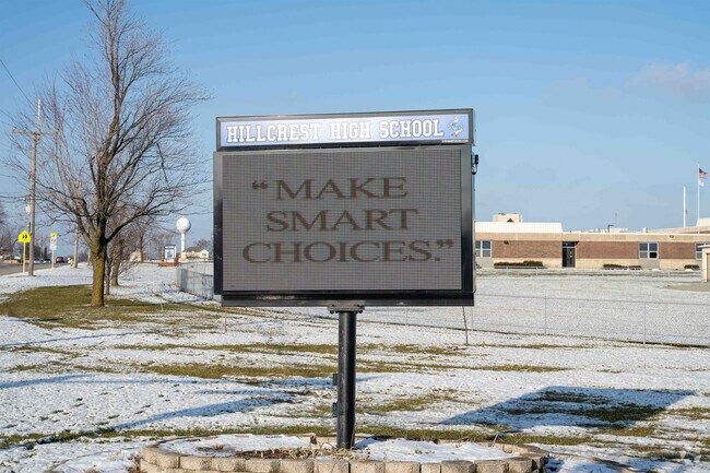 Hillcrest High School has great academic and athletic opportunities for students.