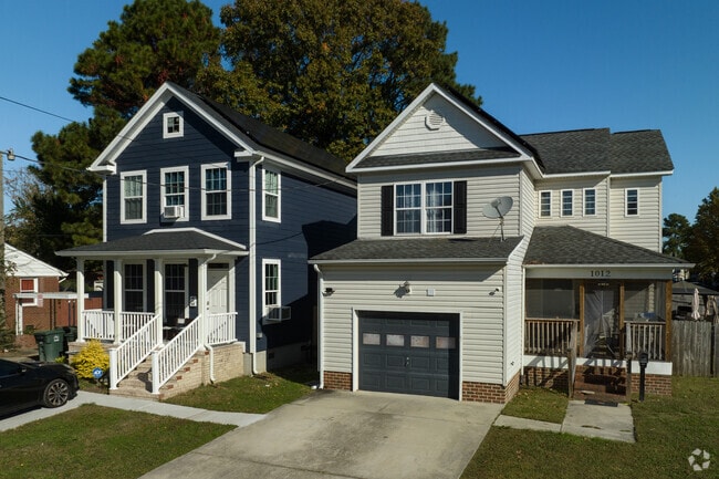 Older homes and newly constructed homes sit side by side in some areas of Campostella.