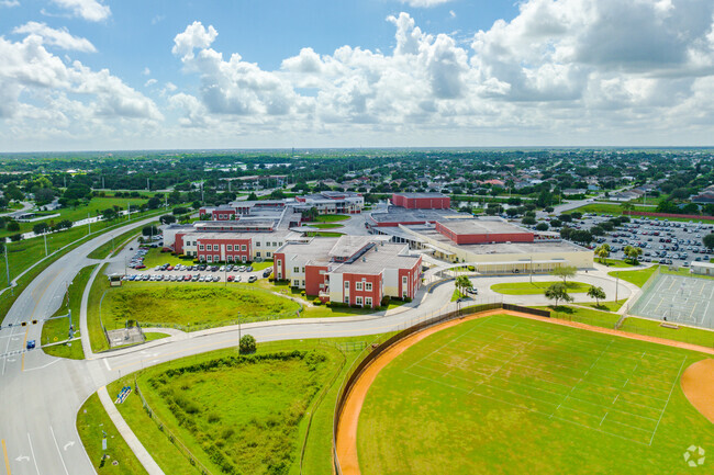 Aerial of Treasure Coast High School.