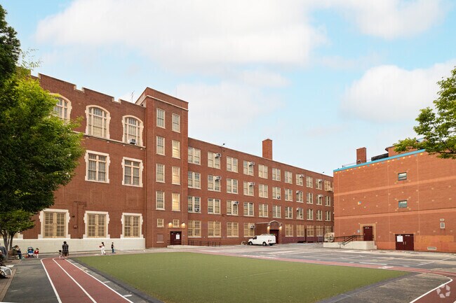 The playground at P.S. 152 Gwendolyn N Alleyne School has a robust curriculum.