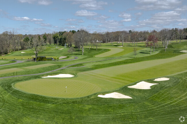 The Country Club of New Canaan golf course is immaculately maintained.