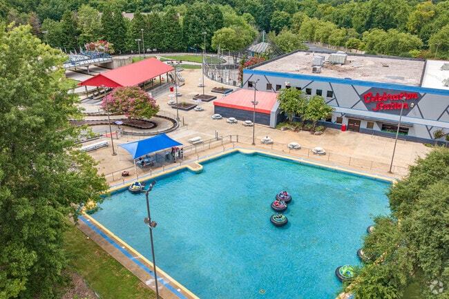 The bumper boats at Celebration Station in The Thicket are always a fan favorite.
