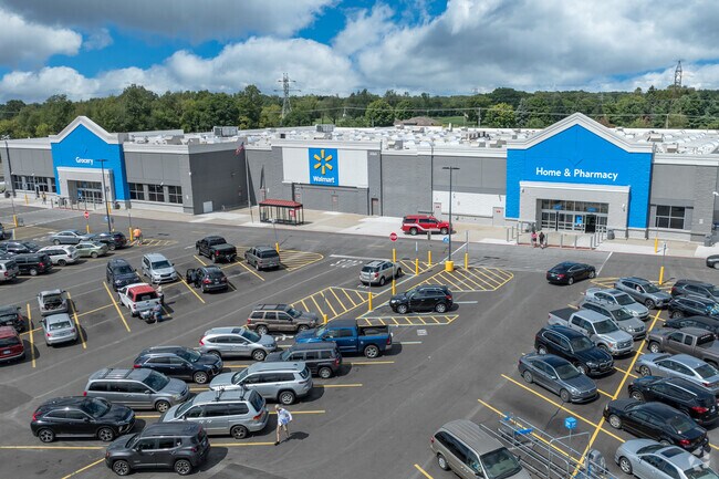 Walmart operates a Supercenter on Gull Road, close to Burke Acres.