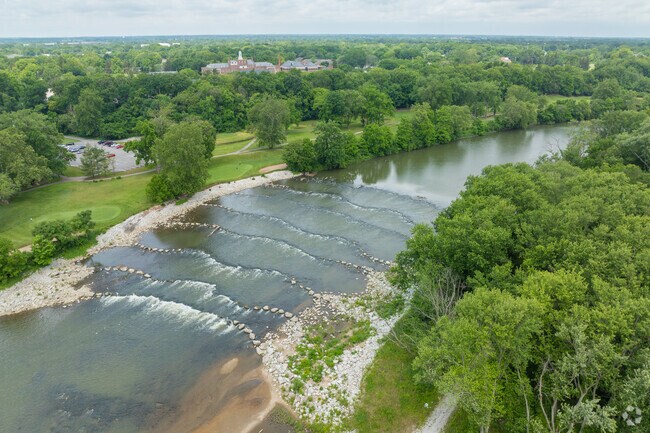 White River runs through Marian Cold Springs and is a great place to enjoy water activities.