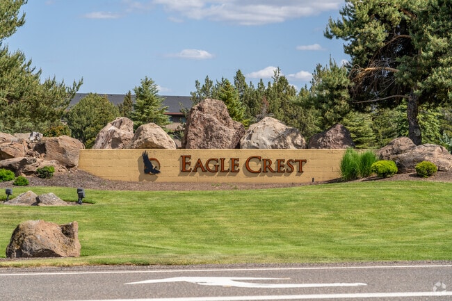 Golf lovers enjoy the course at Eagle Crest, a private community.