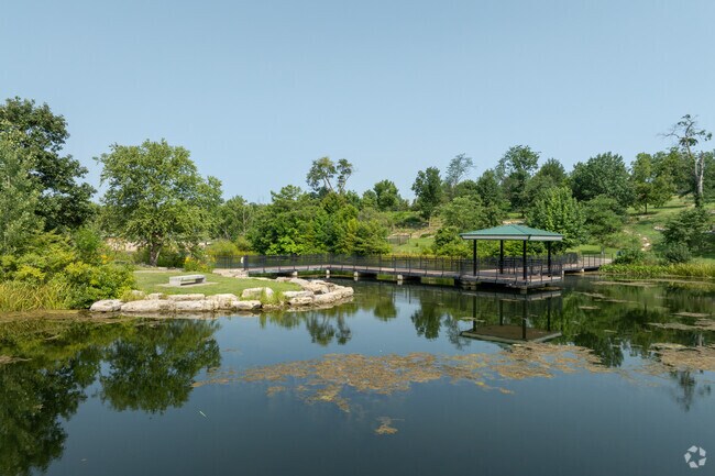 Residents love to fish at Stephens Lake Park.