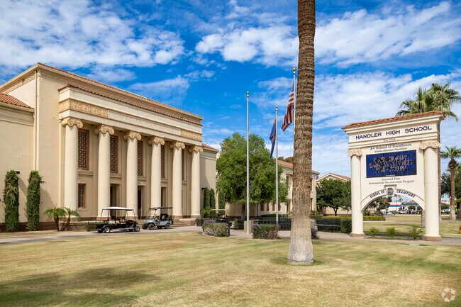 Chandler High School serves over 3,000 students annually.