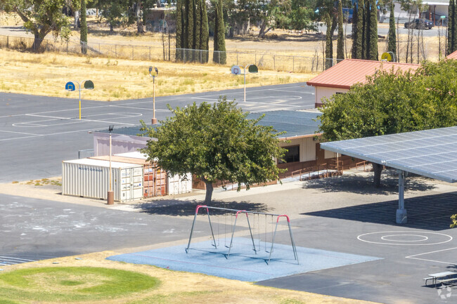 The recess area at Romero Elementary School in Santa Nella.