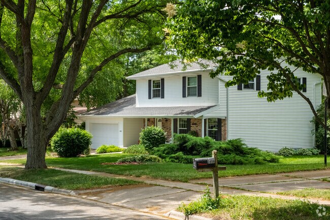 Orchid Heights also offers larger, two-story homes like this Colonial-style.