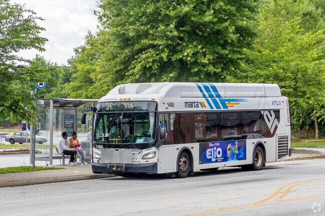 The MARTA bus service provides transportation options in the Parker neighborhood and metro Atlanta, GA.