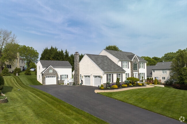 Eagleview has large homes on spacious lots.