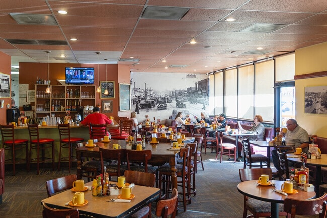 A favorite for hearty meals, Breakfast on Broadway is conveniently located near Baker Park.