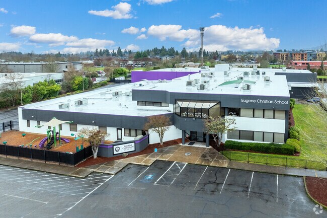 Eugene Christian School is a private school in the Harlow neighborhood of Eugene.