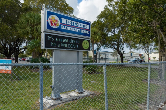 Westchester Elementary School provides excellent learning for residents in Eagle Trace.