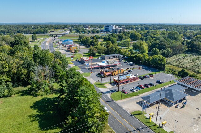 Restaurants are a short drive away from Nolan Drive on Lone Oak Road.