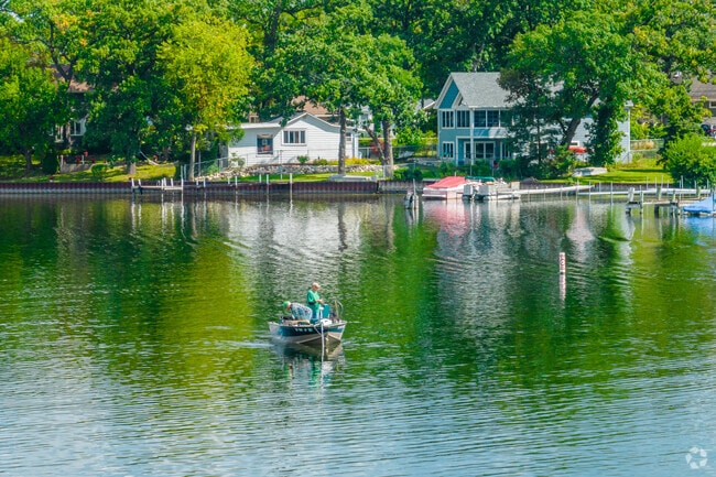 Tiffany Farms fishers can cast a line out in Lake Catherine.
