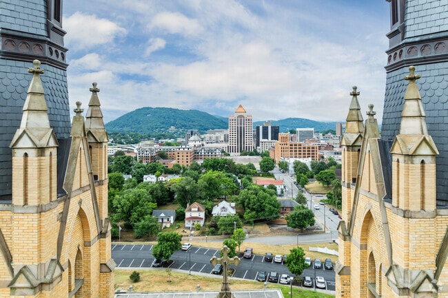Downtown Roanoke is within walking distance from St. Andrews Church in Gainsboro.