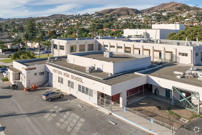 Ventura High School is located on Catalina Street in the city of Ventura near Oak View.
