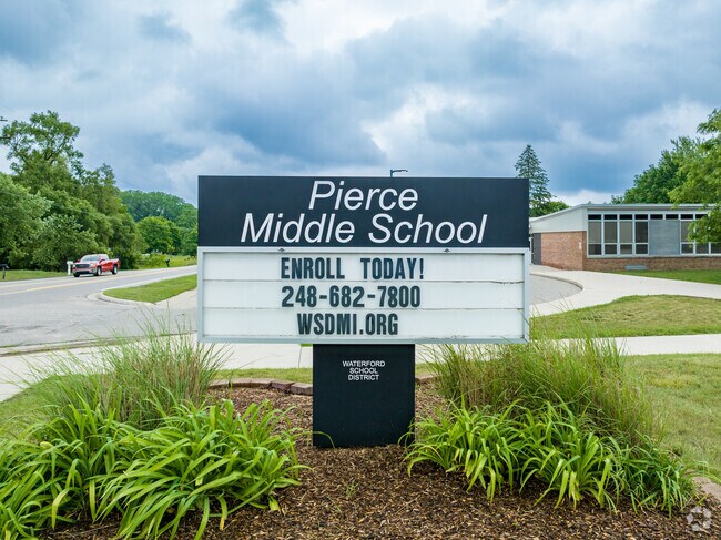 Welcome to Pierce Middle School where students celebrate success.