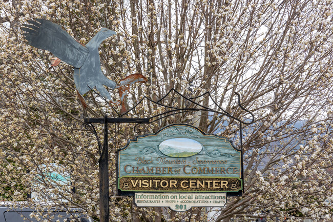 Visitors to Black Mountain should stop in at the visitor center and pick up a map and information.