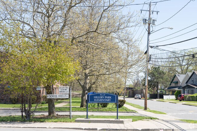 Hillary Park Elementary School in Cazenovia Park has 560 students in grades PK to 8th.
