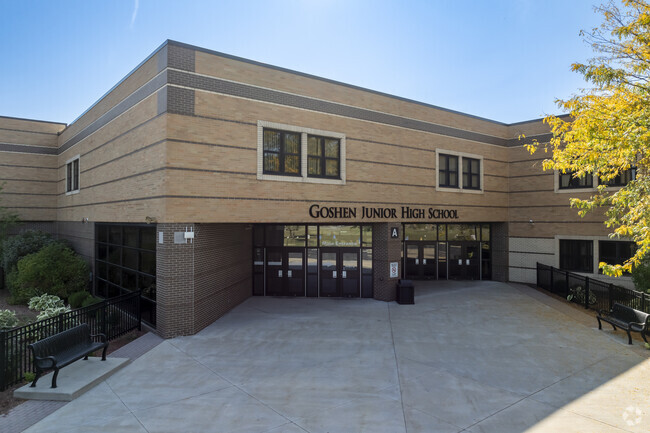 Students are challenged to excel at Goshen Jr. High School.