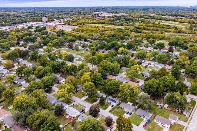 Ott-Chrisman neighborhood has several ranch style homes lining it's tree shaded streets.