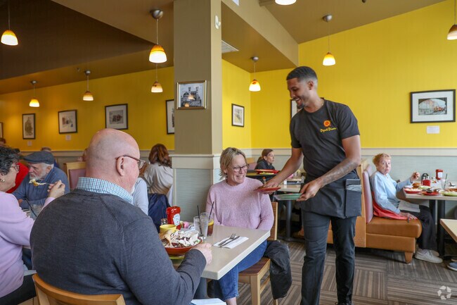 Depot Diner is a beloved local spot in North Beverly, a bustling daytime diner that serves an extensive menu of breakfast and lunch classics in a cozy, welcoming atmosphere.