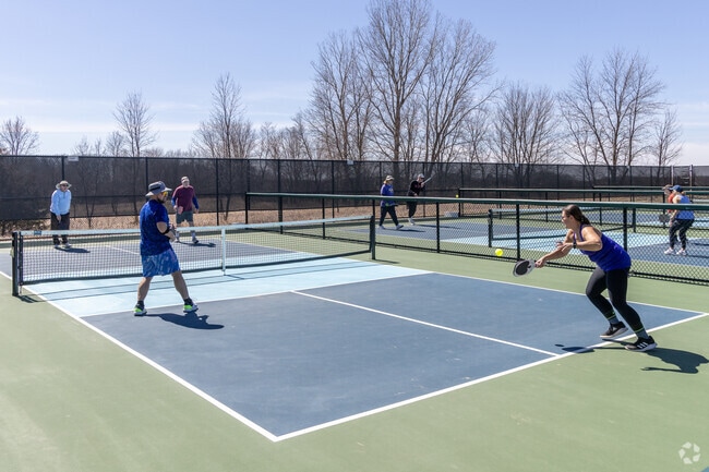 Pickleball is very popular with residents of all ages at Spring Lake park in Prior Lake.