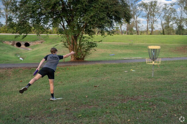 Veterans Memorial Park hosts occasional frisbee golf tournaments and events.
