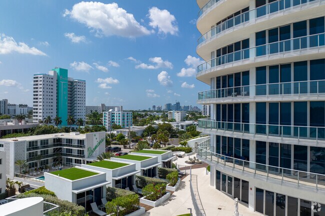 Downtown Fort Lauderdale is on the horizon, not far from Central Beach.