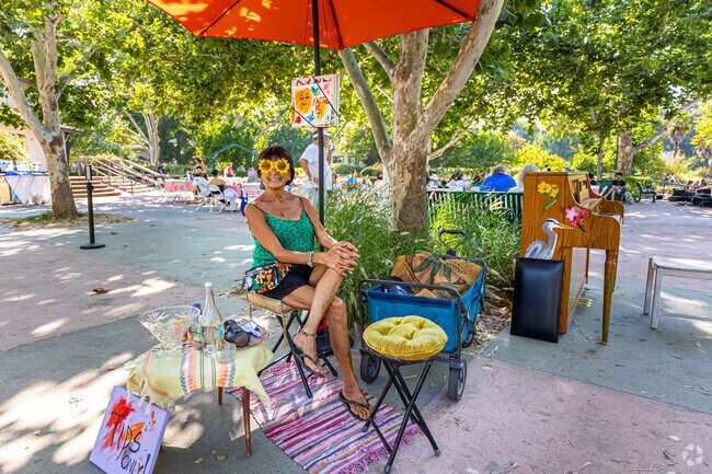 West Davis residents can visit Davis Farmers Market, an artist hotspot in Downtown Davis.