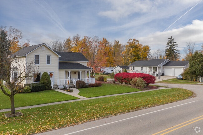 You can find large and ranch-style homes mixed in throughout the area.