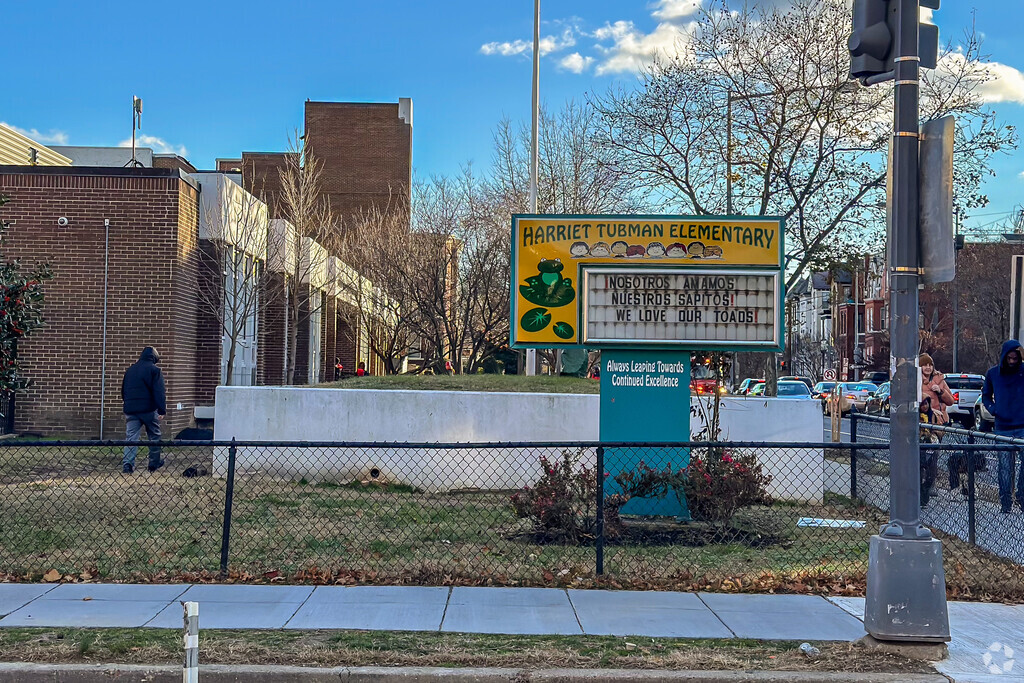 Sign for Tubman Elementary School