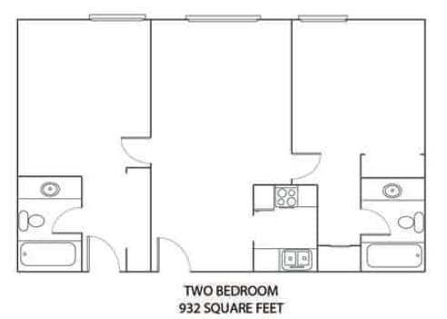 2BR/2BA