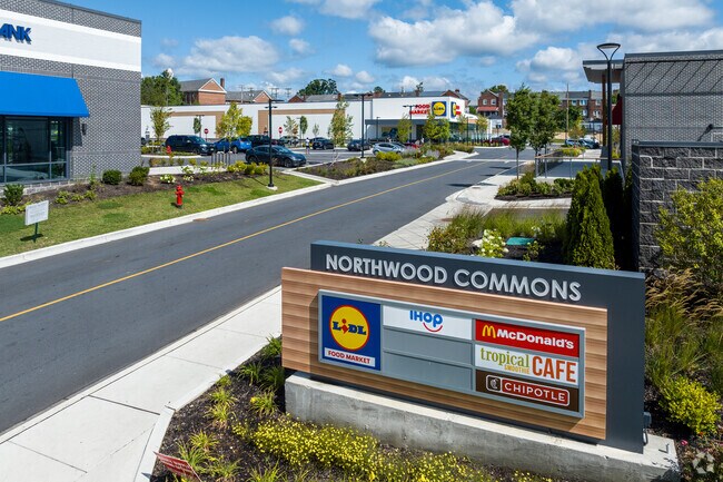 Northwood Commons is a major shopping and dining hub for New Northwood residents.