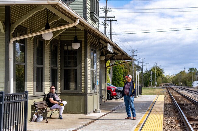 Residents can board daily Amtrak trains to Chicago in Lapeer.