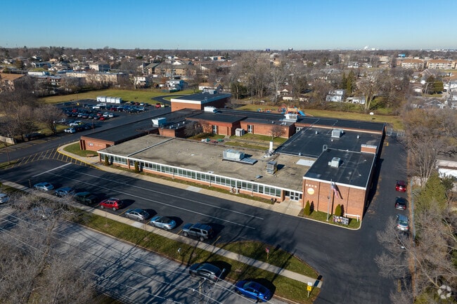 Dorn Elementary School sits in a quiet neighborhood of Hickory Hills.
