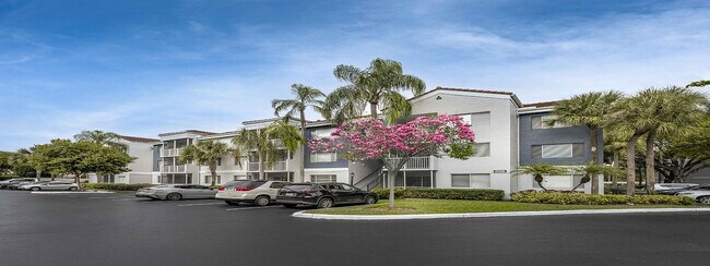 Parking area with exterior building view